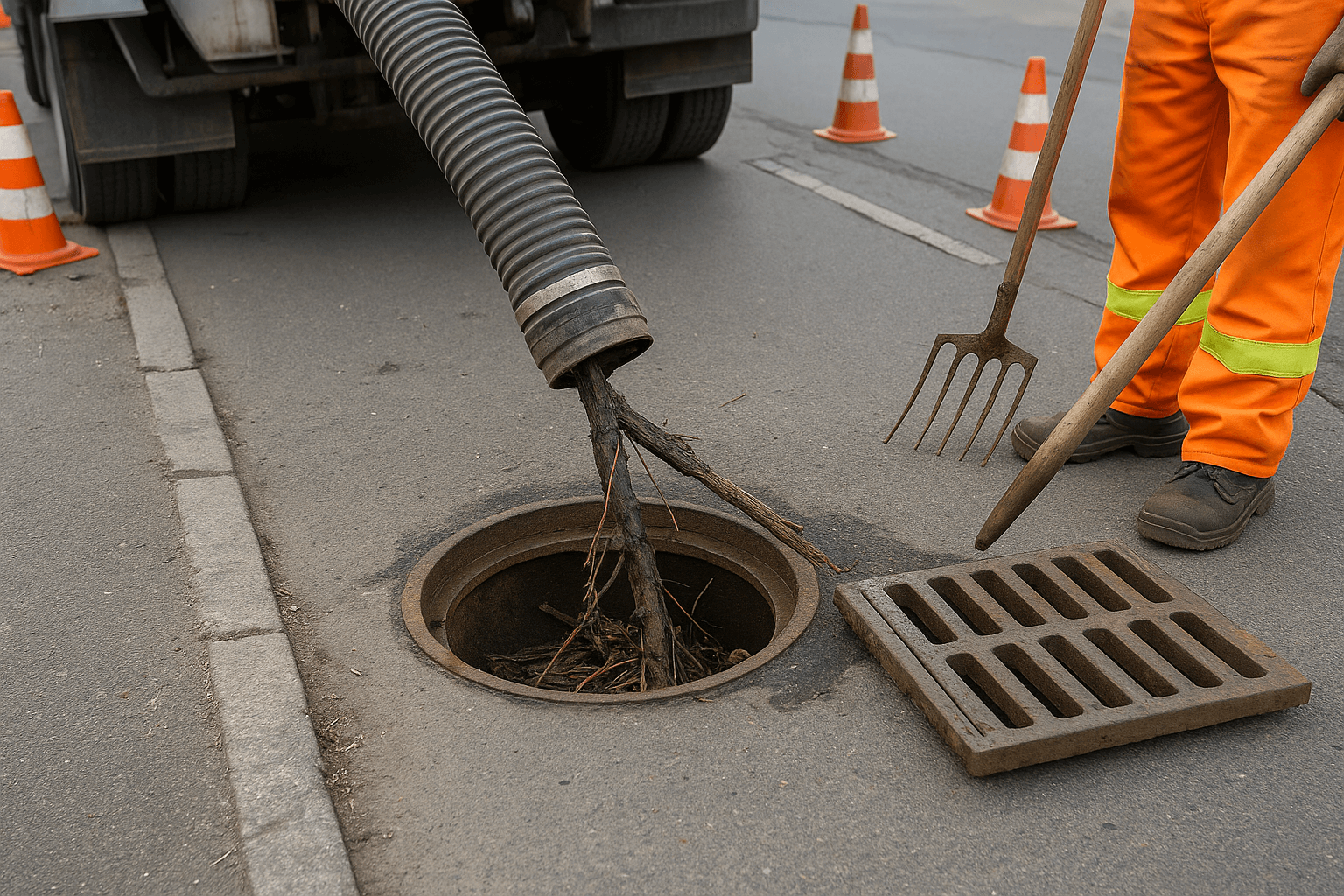 storm drain and catch basin