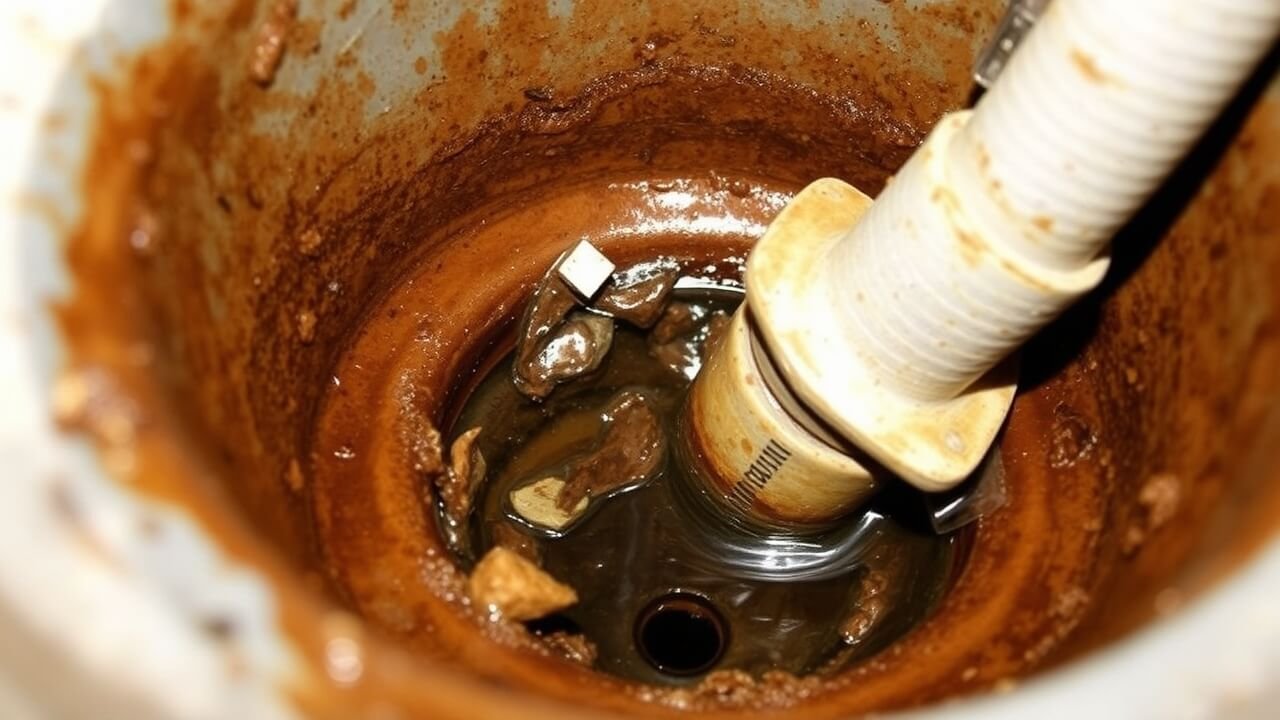 Main drain cleaning