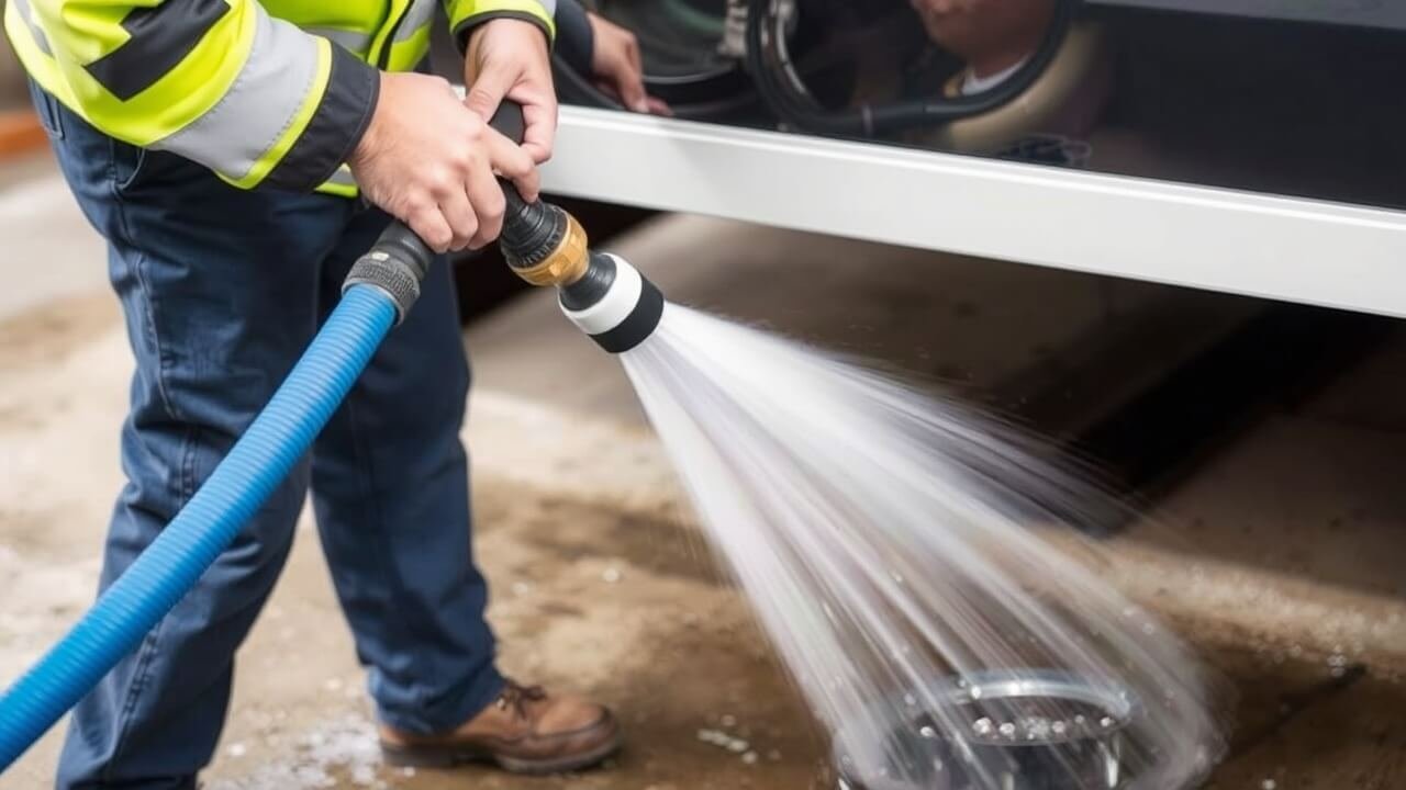 Outdoor Drain Cleaning Service